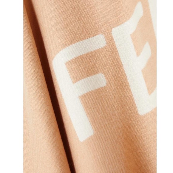 FENDI logo intarsia fringed wool poncho cape wrap - Picture 4 of 10